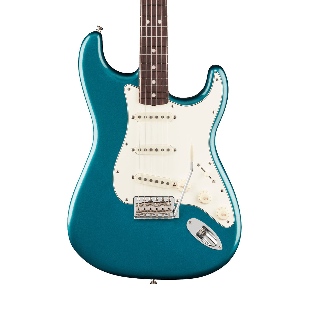 Đàn Guitar Điện Fender Vintera III Late '60s Stratocaster màu Ocean Turquoise – thân đàn mặt trước