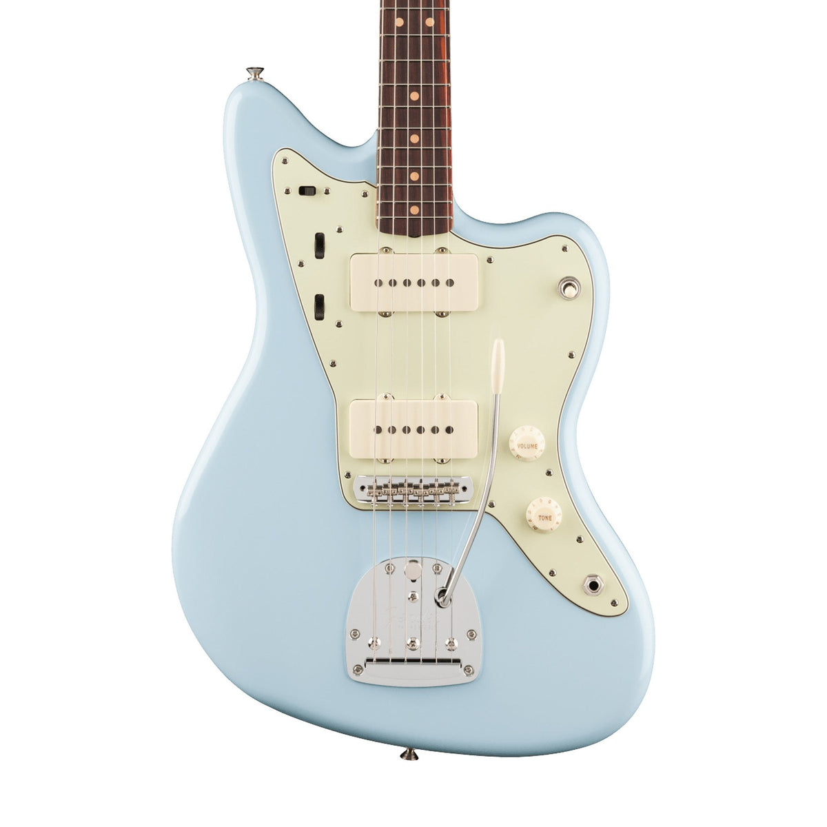 Đàn Guitar Điện Fender Vintera III Mid '60s Jazzmaster màu Sonic Blue – thân đàn mặt trước