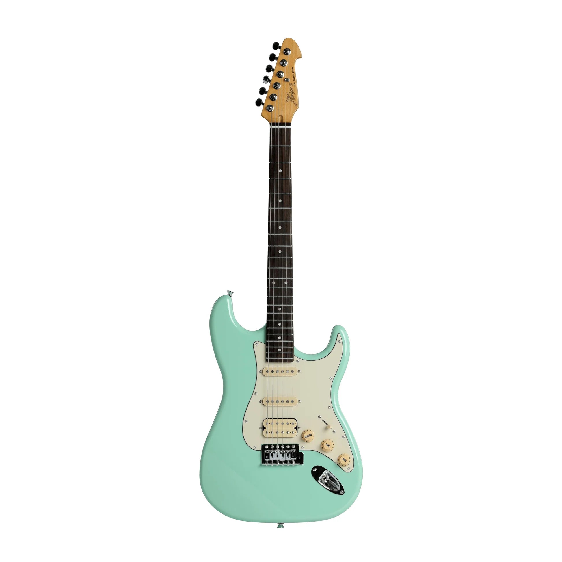 Đàn Guitar Điện Keipro Classic Series ST HSS Rosewood Fingerboard Green