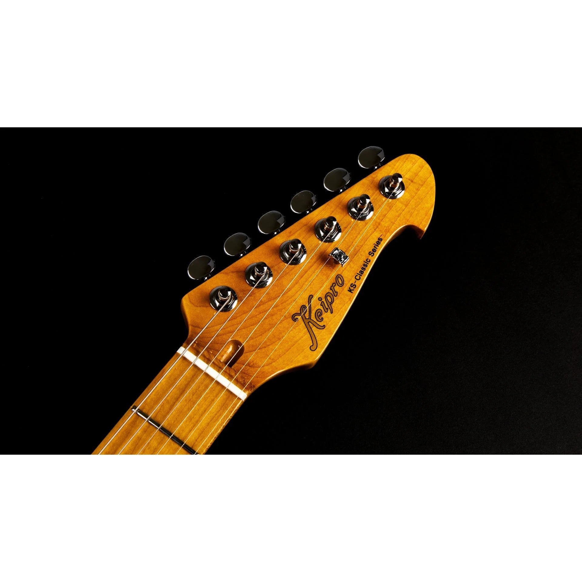 Đàn Guitar Điện Keipro Classic Series ST SSS Maple Fingerboard Black