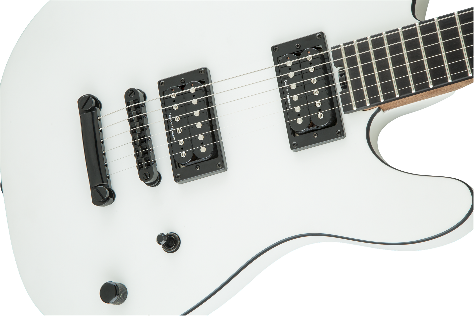 Đàn Guitar Điện Charvel Joe Duplantier Signature Pro-Mod San Dimas Style 2 HH, Ebony Fingerboard, Satin White