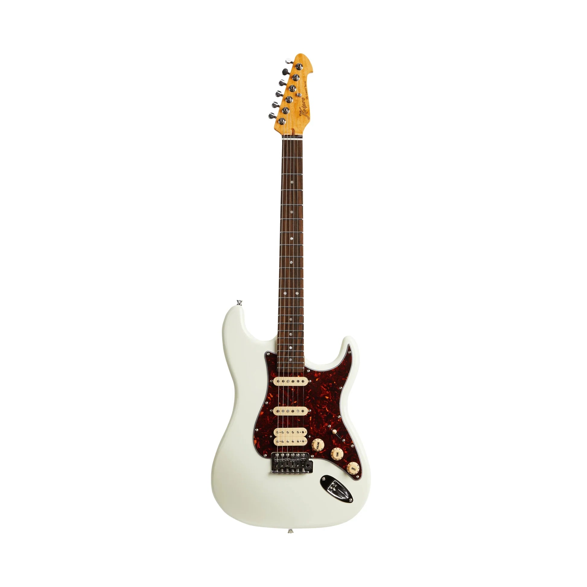 Đàn Guitar Điện Keipro Classic Series ST HSS Rosewood Fingerboard White
