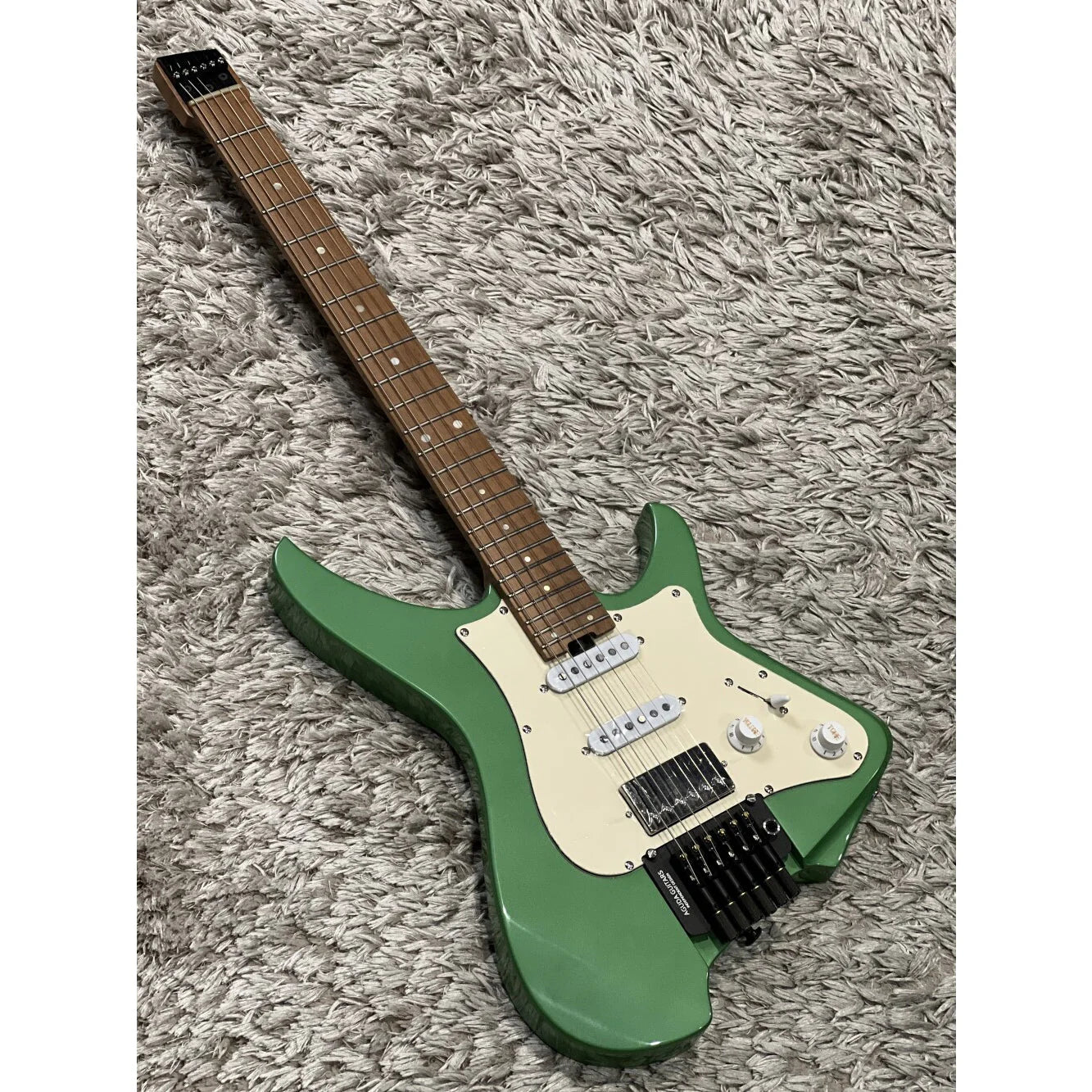 Đàn Guitar Điện Aguda Music Boy Pro HSS Maple Fingerboard Viridian Green