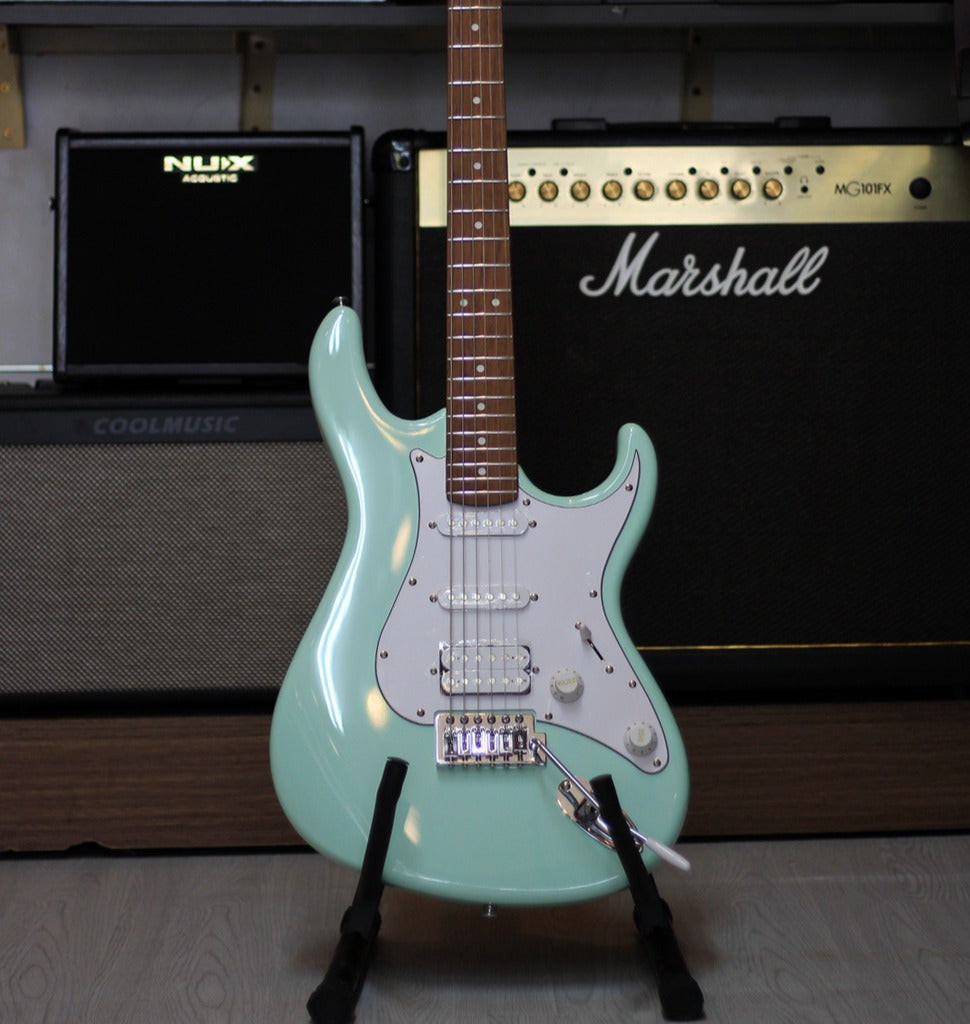 Đàn Guitar Điện Cort G110 HSS Electric Guitar, Green