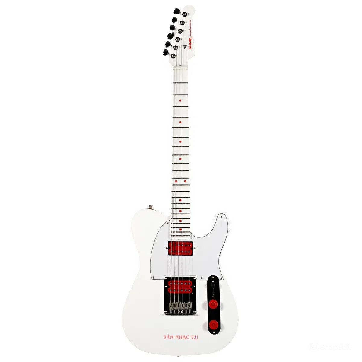 Đàn Guitar Điện Sqoe Custom Limited Edition SETL1008 HH Electric Guitar w/Case, Red Devil