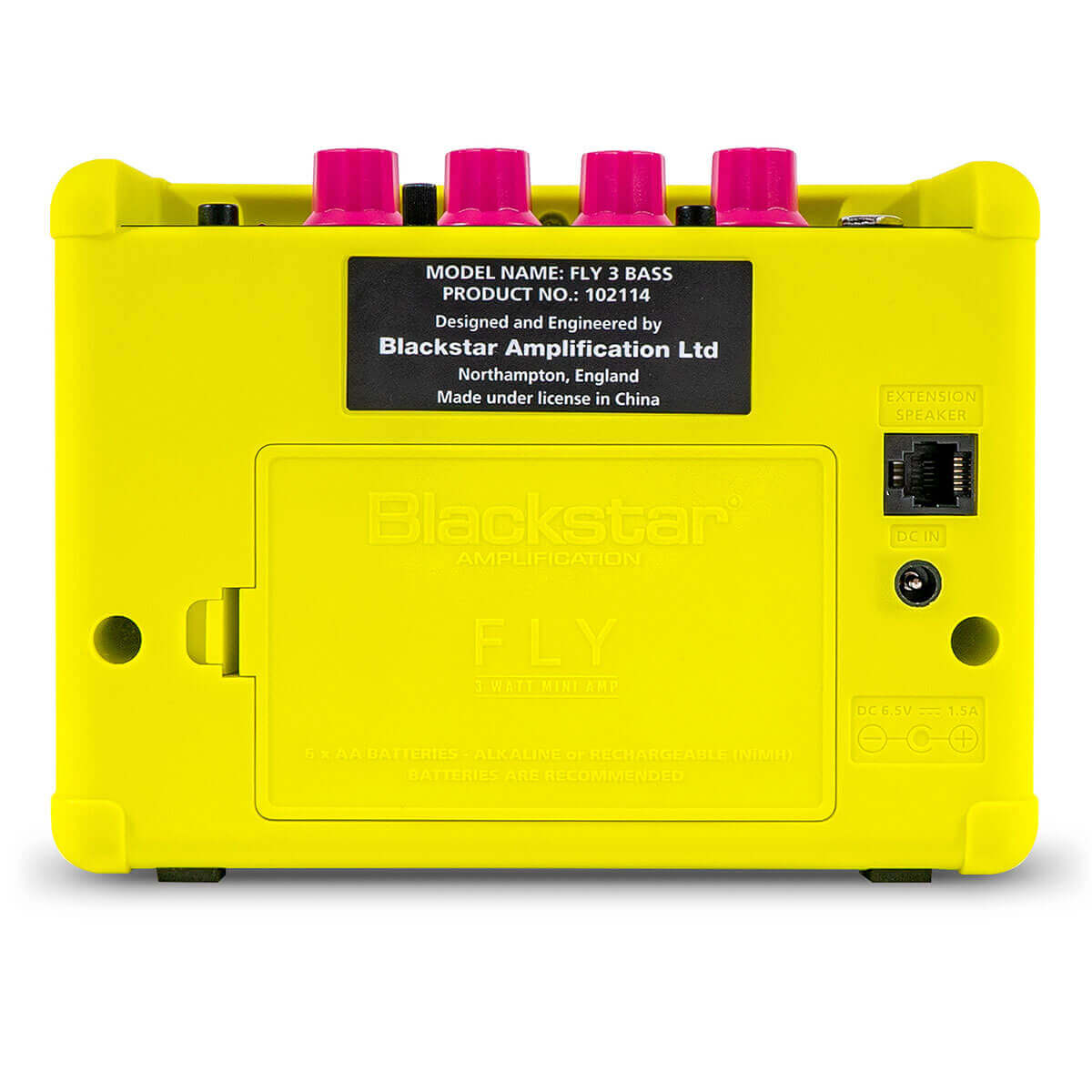 Amplifier Blackstar FLY 3 Bass Neon Yellow