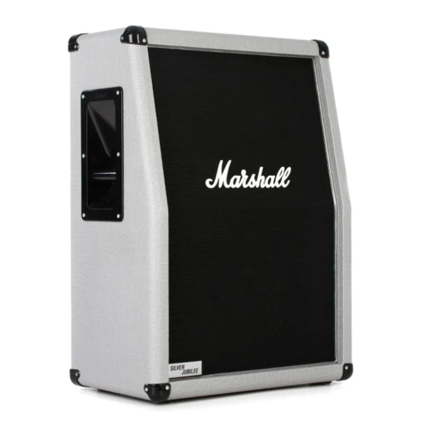 Marshall 2536A Silver Jubilee Cab 140-watt 2x12" Vertical Slant Extension Cabinet Certified Open Box