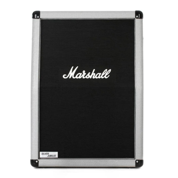 Marshall 2536A Silver Jubilee Cab 140-watt 2x12" Vertical Slant Extension Cabinet Certified Open Box