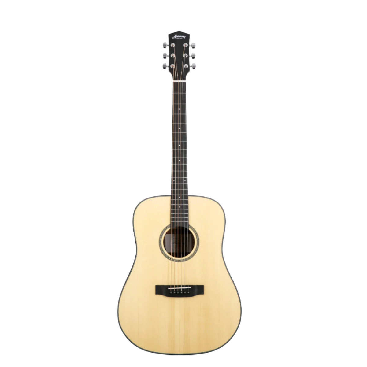 Đàn Guitar Thùng Harmony Foundation Series e-Terra ST Dreadnought Acoustic Guitar, Natural Satin