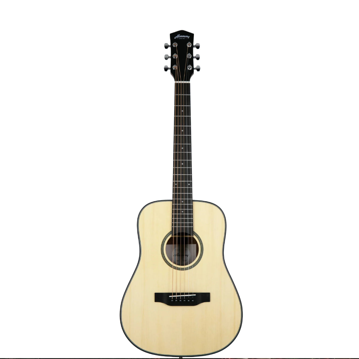 Đàn Guitar Thùng Harmony Foundation Series Terra ST Petite Dreadnought Acoustic Guitar w/Bag, Natural Satin