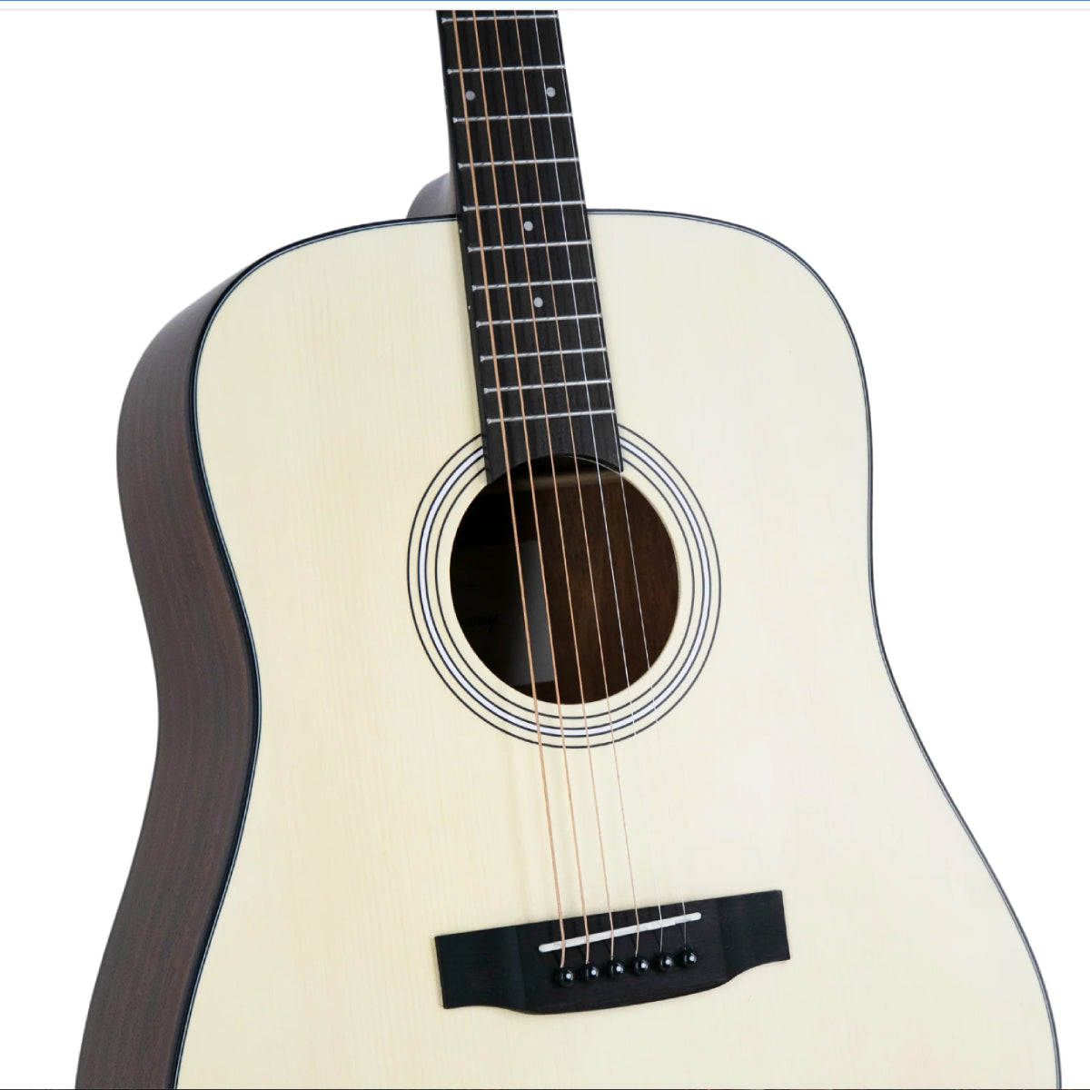 Đàn Guitar Acoustic-Electric Harmony Foundation Series Terra Dreadnought, Natural Satin