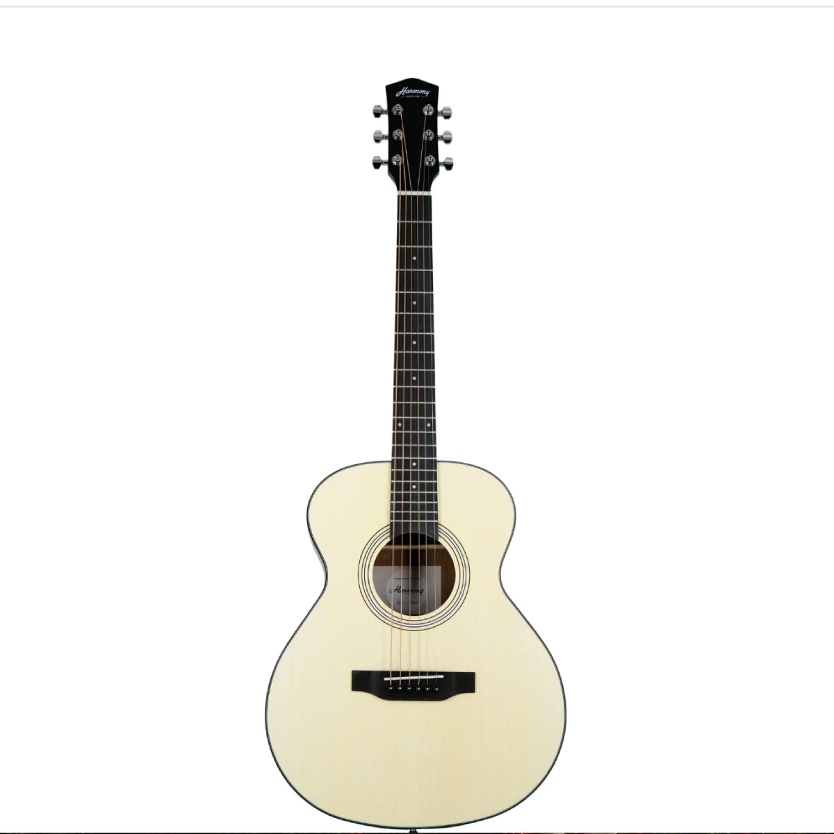 Đàn Guitar Điện Harmony Foundation Series Terra Petite OM Acoustic Guitar w/Bag, Natural Satin