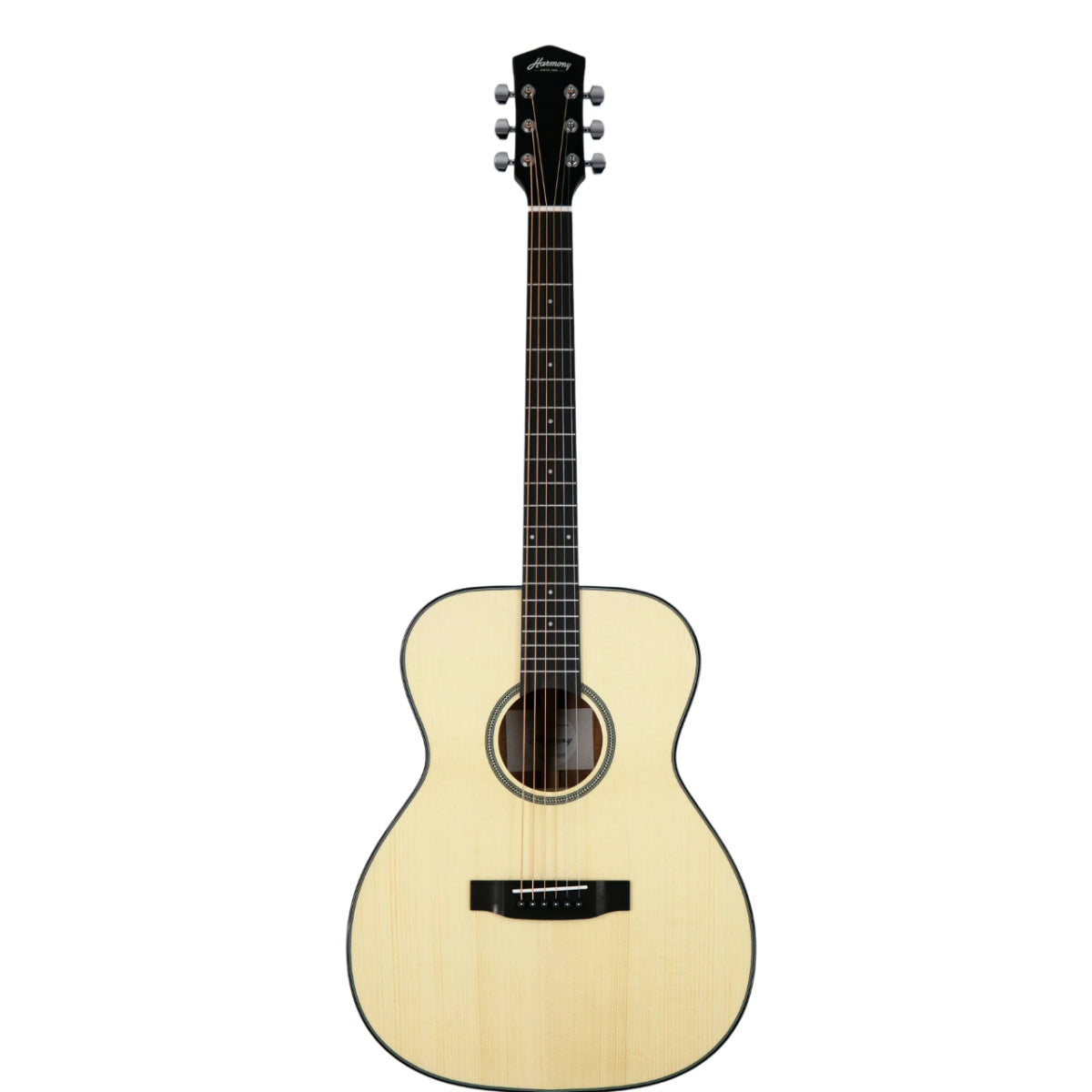 Đàn Guitar Điện Harmony Foundation Series Terra FS OM Acoustic Guitar, Natural Gloss