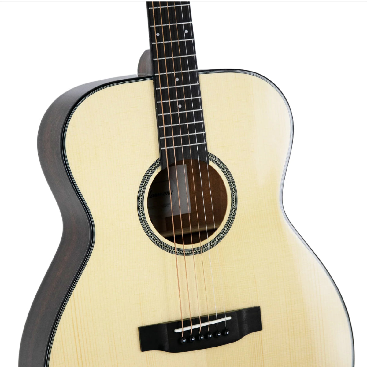 Đàn Guitar Điện Harmony Foundation Series Terra FS OM Acoustic Guitar, Natural Gloss