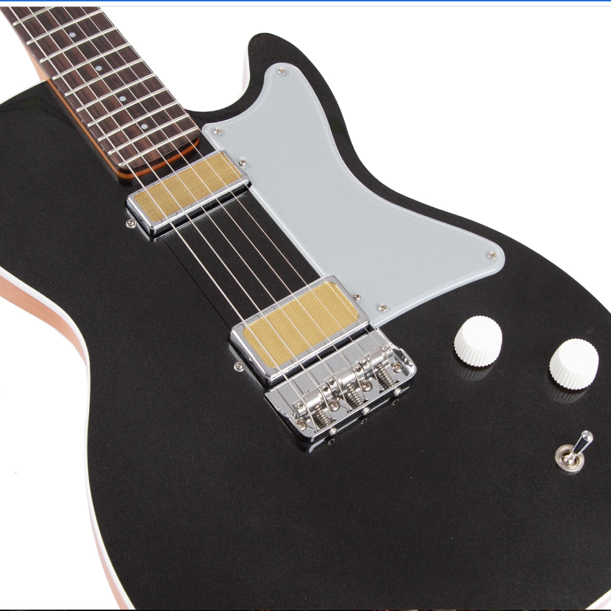 Đàn Guitar Điện Harmony Standard Jupiter Thinline w/Case, Space Black