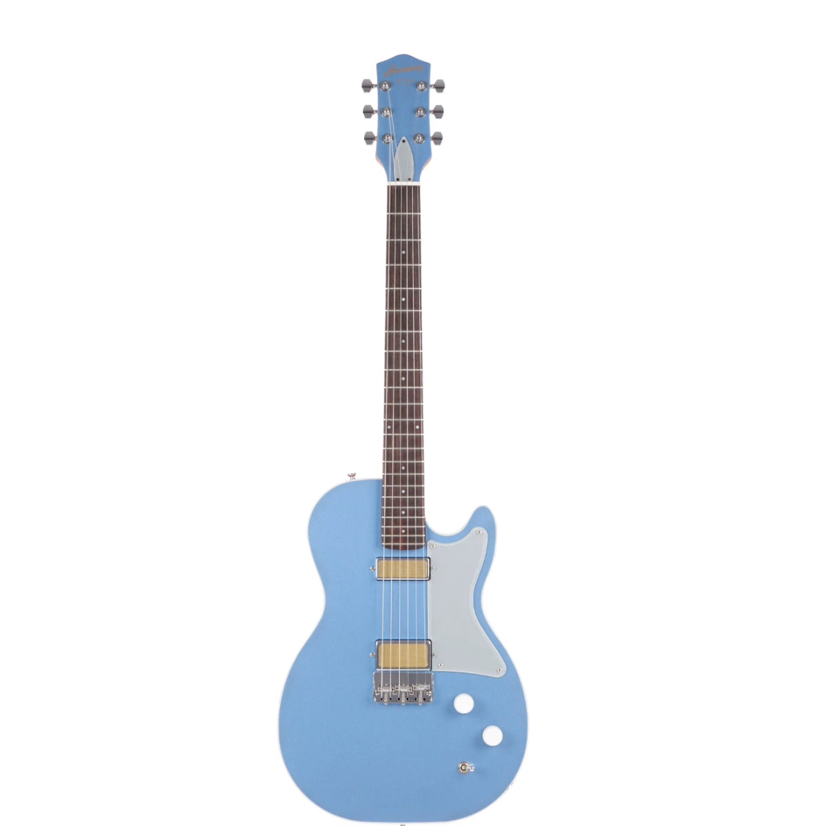 Đàn Guitar Điện Harmony Standard Jupiter Thinline Electric Guitar w/Case, Sky Blue