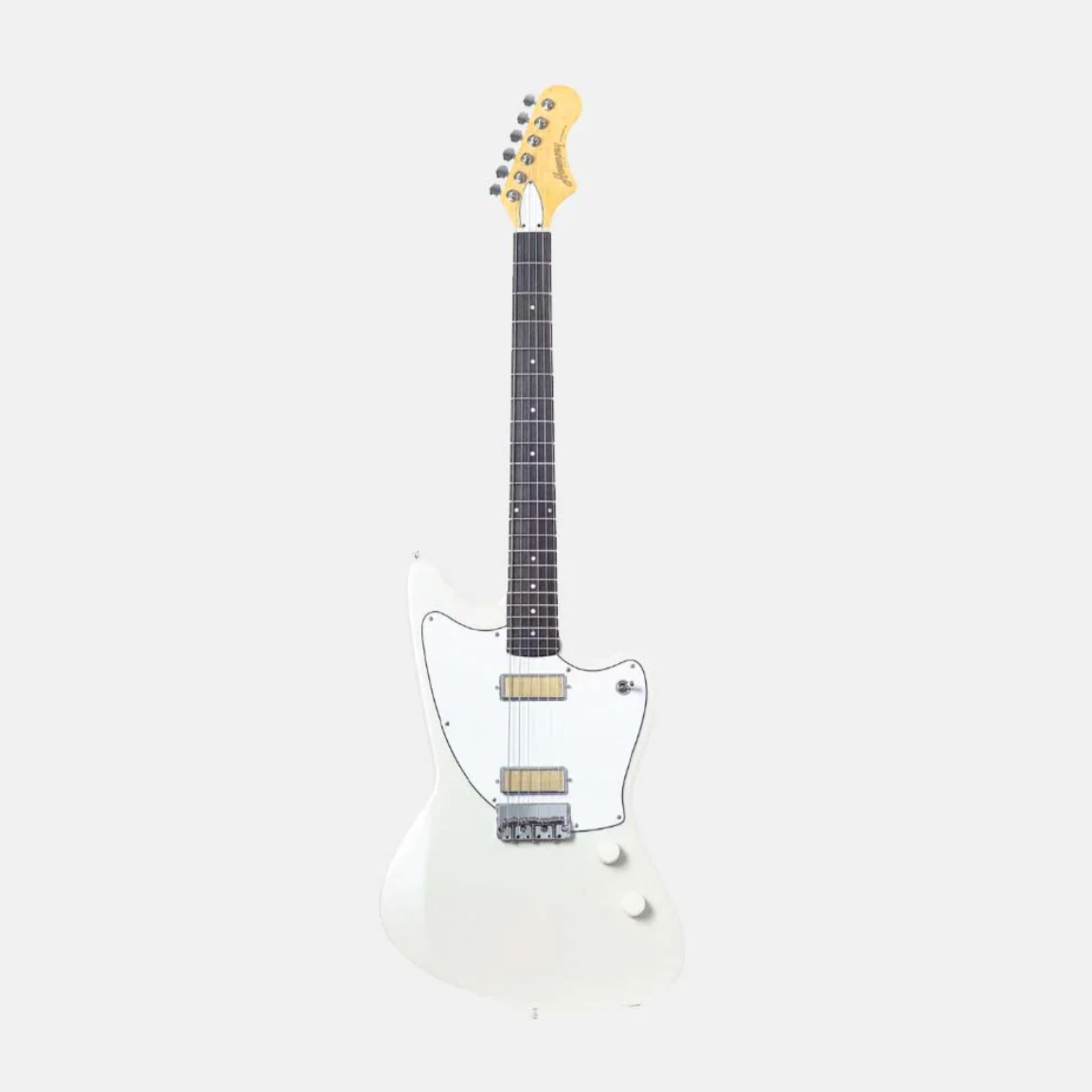 Đàn Guitar Điện Harmony Standard Silhouette w/Case, RW FB, Pearl White