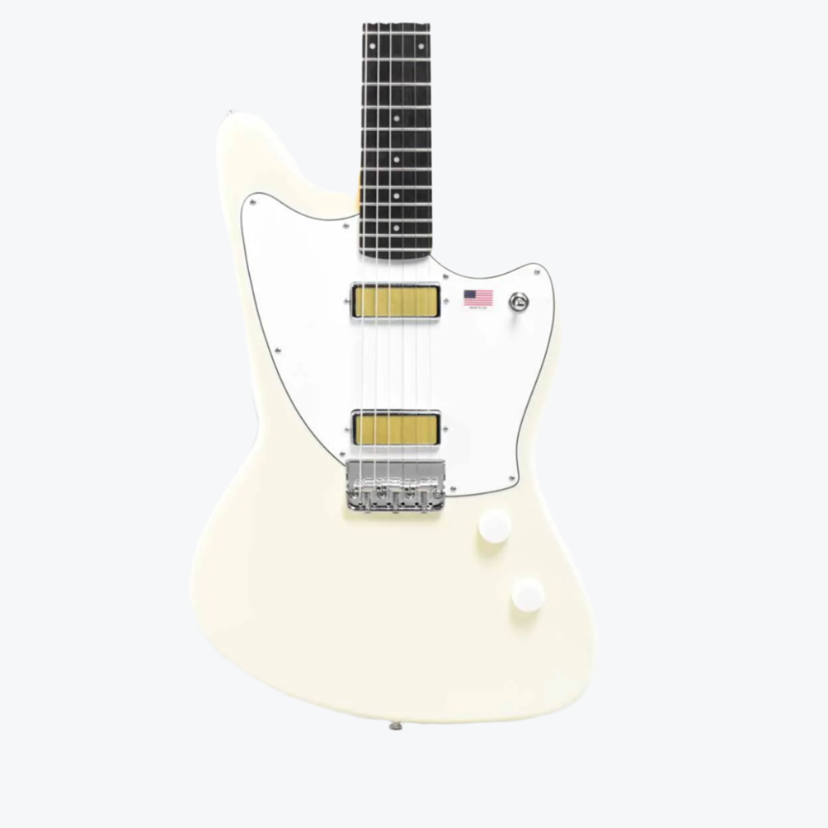 Đàn Guitar Điện Harmony Standard Silhouette w/Case, RW FB, Pearl White