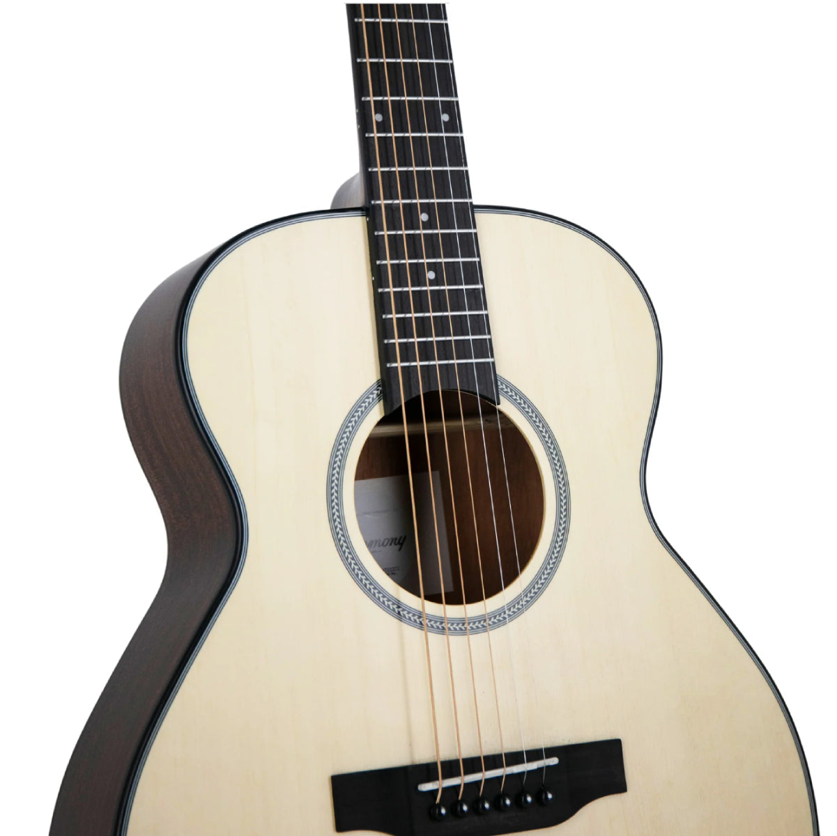 Đàn Guitar Acoustic Harmony Foundation Series Terra ST Petite OM w/Bag, Natural Satin