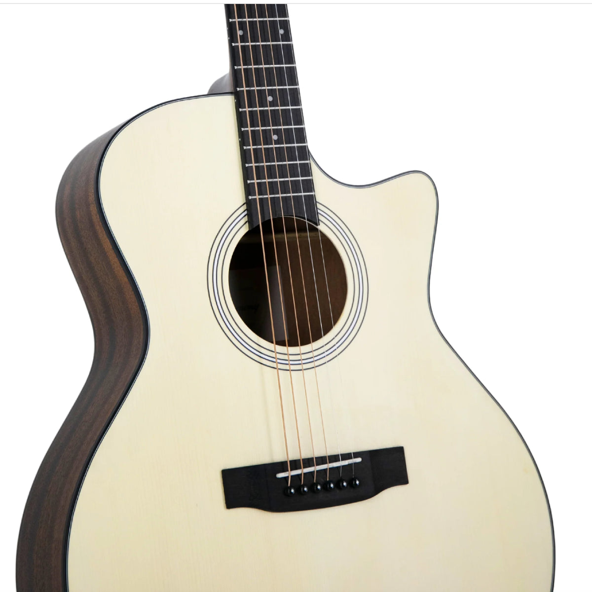 Đàn Guitar Acoustic Harmony Foundation Series Terra GA Cutaway, Natural Satin