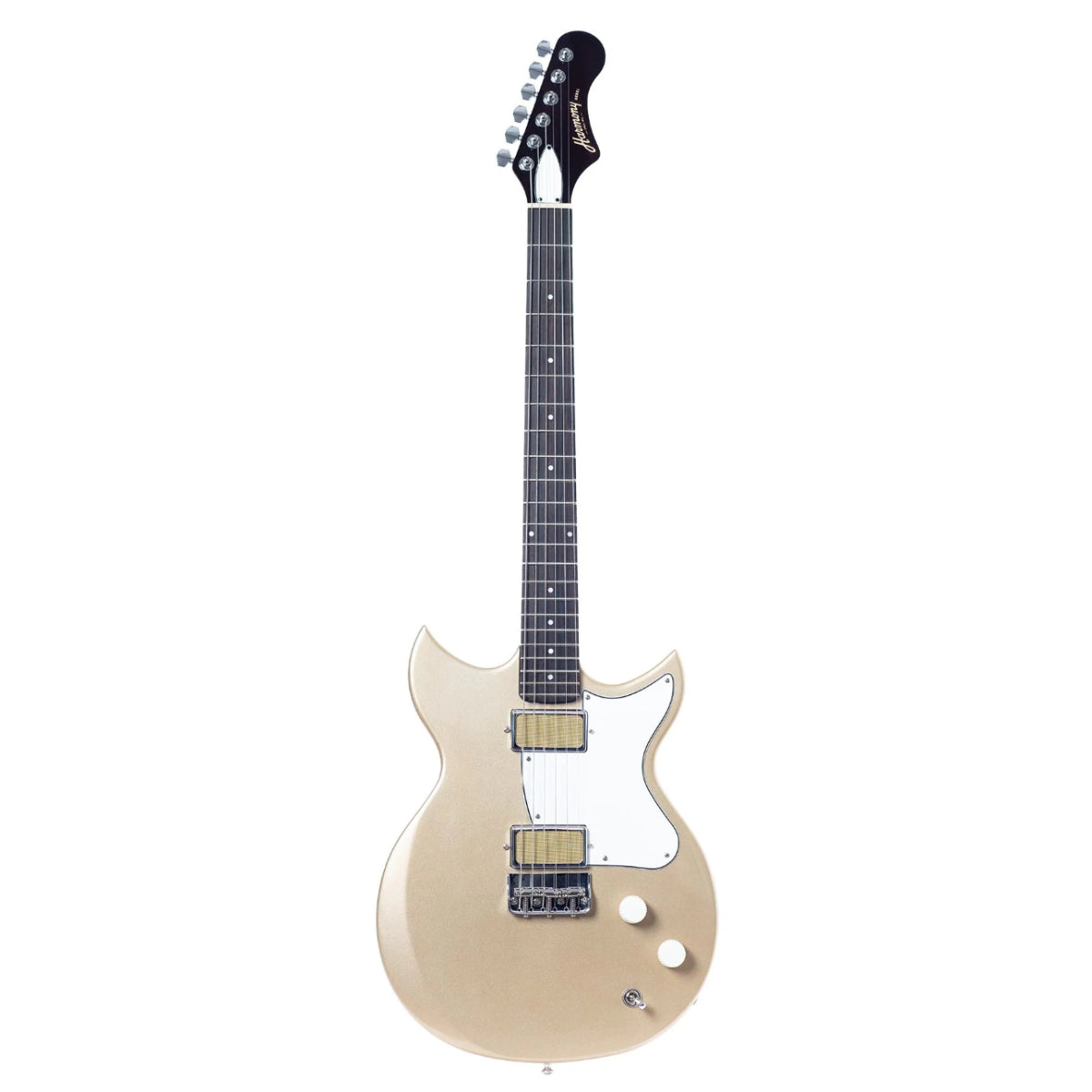 Đàn Guitar Điện Harmony Standard Rebel w/Case, RW FB, Champagne