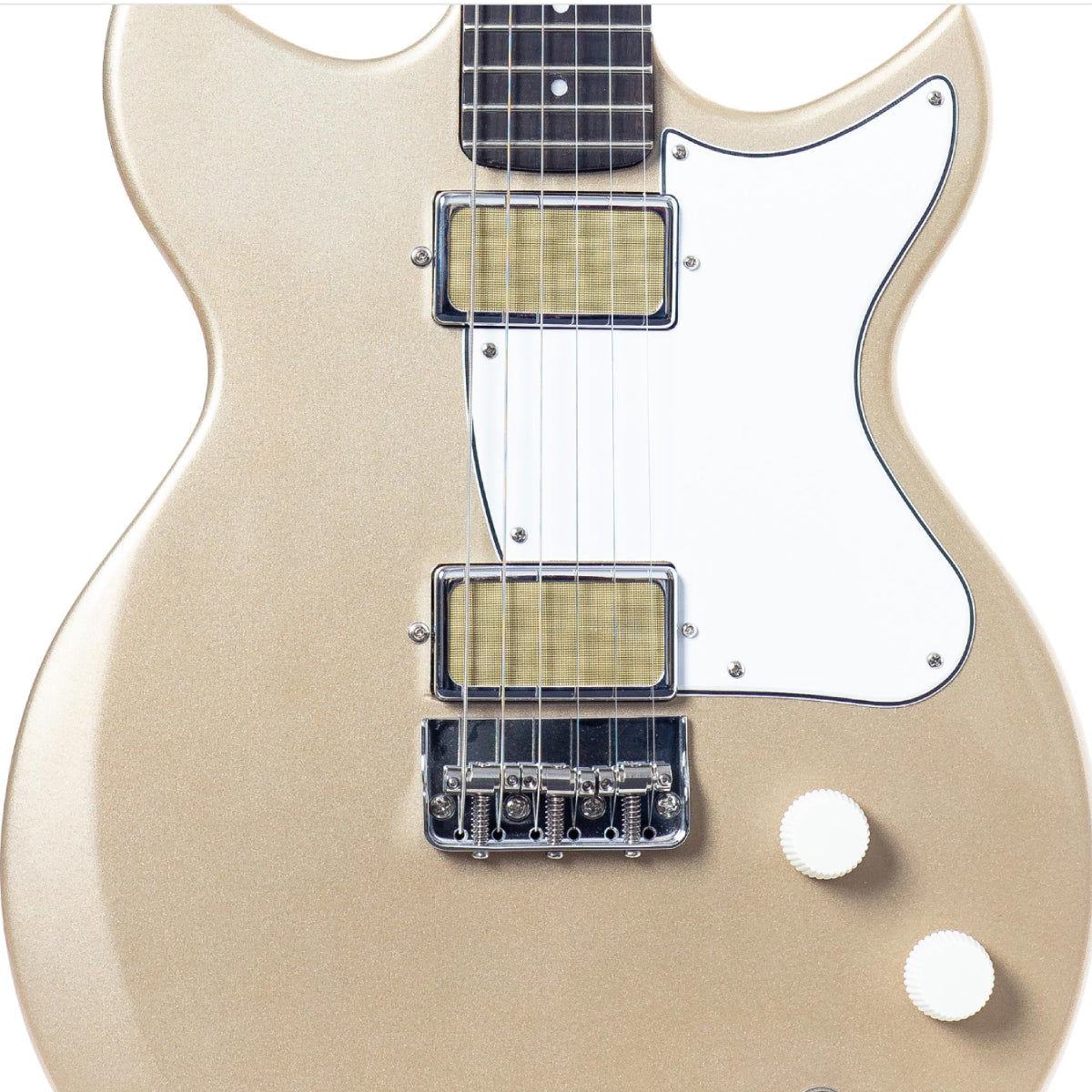 Đàn Guitar Điện Harmony Standard Rebel w/Case, RW FB, Champagne