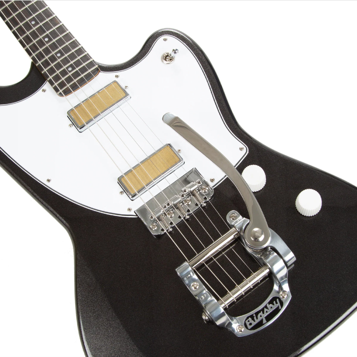 Đàn Guitar Điện Harmony Standard Silhouette w/ Bigsby w/Case, RW FB, Space Black