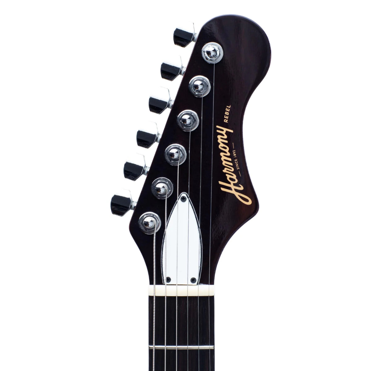 Đàn Guitar Điện Harmony Standard Rebel w/Case, RW FB, Burgundy