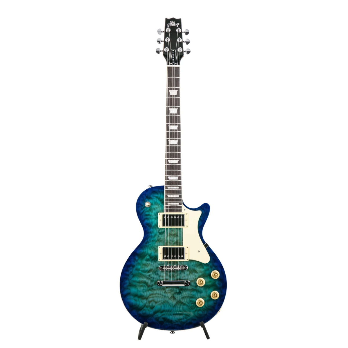 Đàn Guitar Điện Heritage Ascent+ Collection H-150, Lake Blue Burst