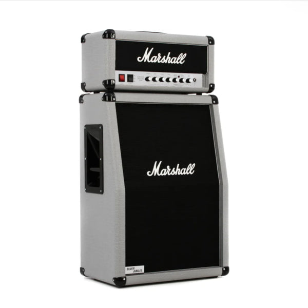 Marshall 2525H Mini Silver Jubilee and 2536A 2x12 Stack - Silver