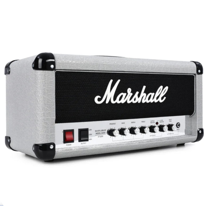 Marshall 2525H Mini Silver Jubilee and 2536 2x12 Stack - Silver