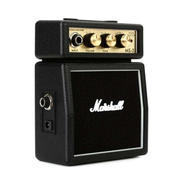 Marshall MS-2 1-watt Battery-powered Micro Amp - Black Certified Open Box
