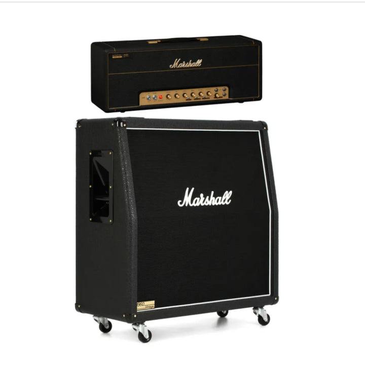Marshall 1959 Modified 100-watt Tube Head with 1960AV 280-watt 4x12" Angled Cabinet
