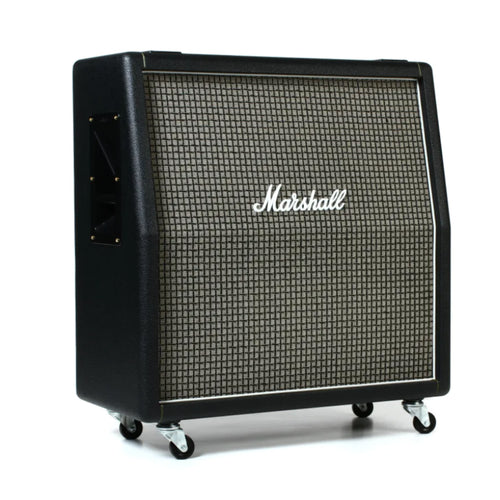 Marshall 1960AX 100-watt 4x12-inch Angled Extension Cabinet with Greenbacks