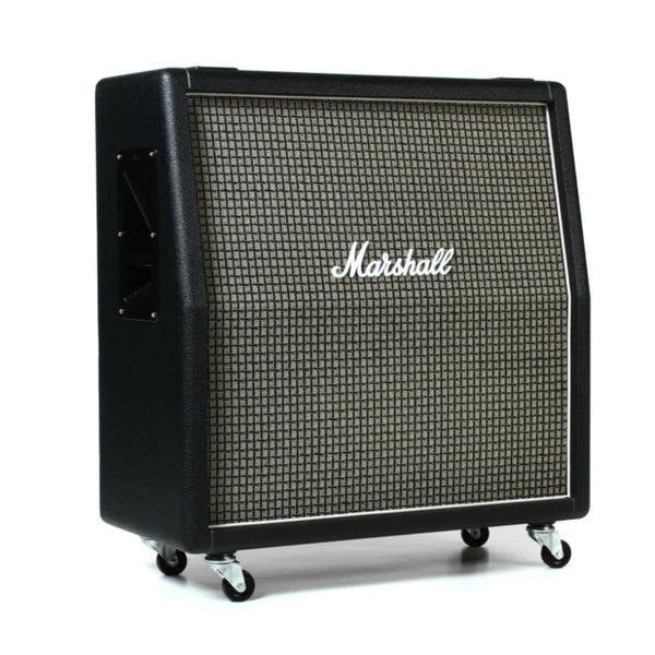 Marshall 1960AX 100-watt 4x12-inch Angled Extension Cabinet with Greenbacks