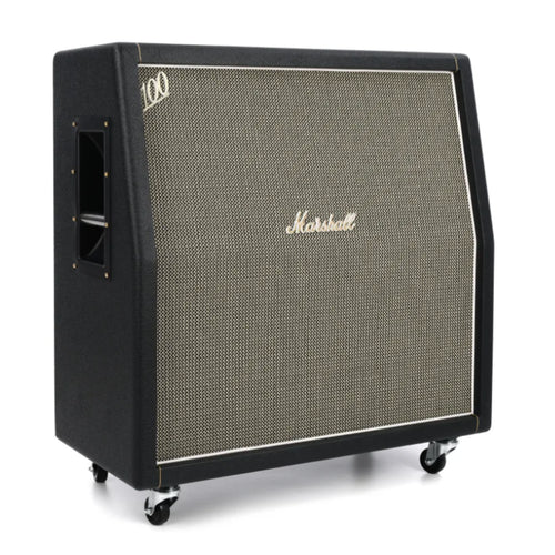 Marshall 1960AHW 120-watt 4 x 12-inch Handwired Speaker Cabinet - Black Tolex Certified Open Box