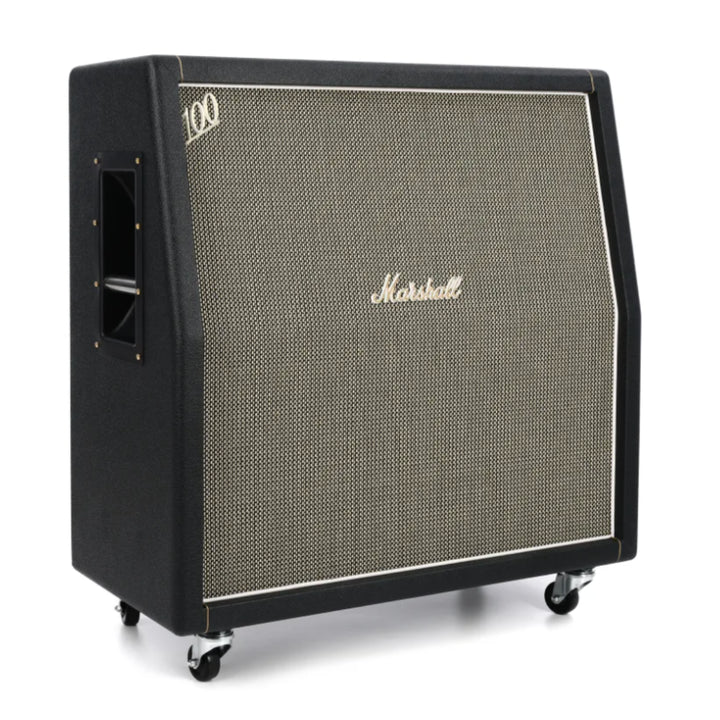 Marshall 1960AHW 120-watt 4 x 12-inch Handwired Speaker Cabinet - Black Tolex Certified Open Box