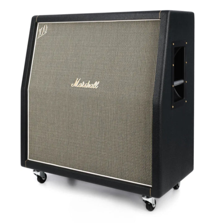 Marshall 1960AHW 120-watt 4 x 12-inch Handwired Speaker Cabinet - Black Tolex Certified Open Box