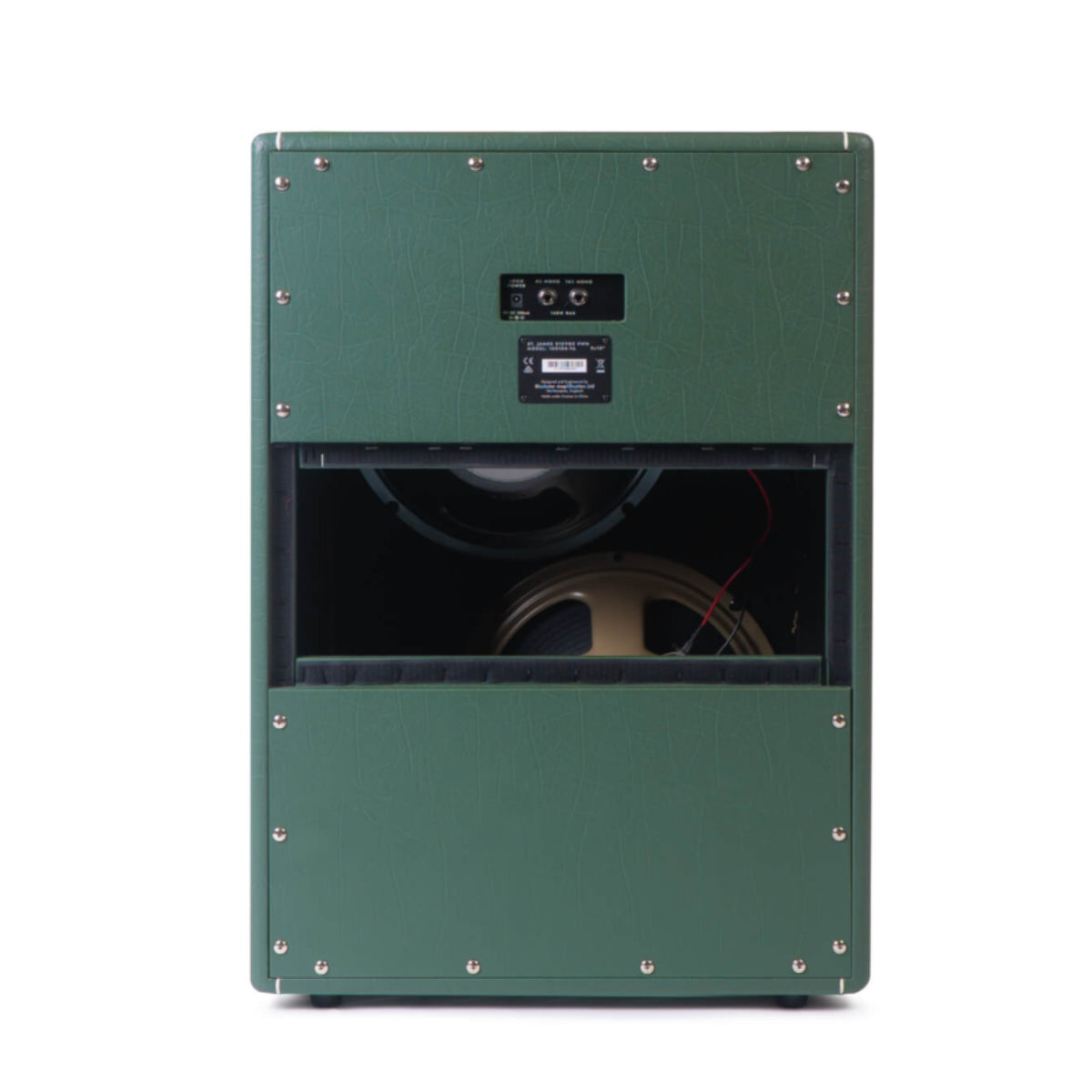 Blackstar St. James JJN 212 VOC Jared James Nichols Signature Vertical 145-watt 2 x 12-inch Cabinet - Racing Green Tolex