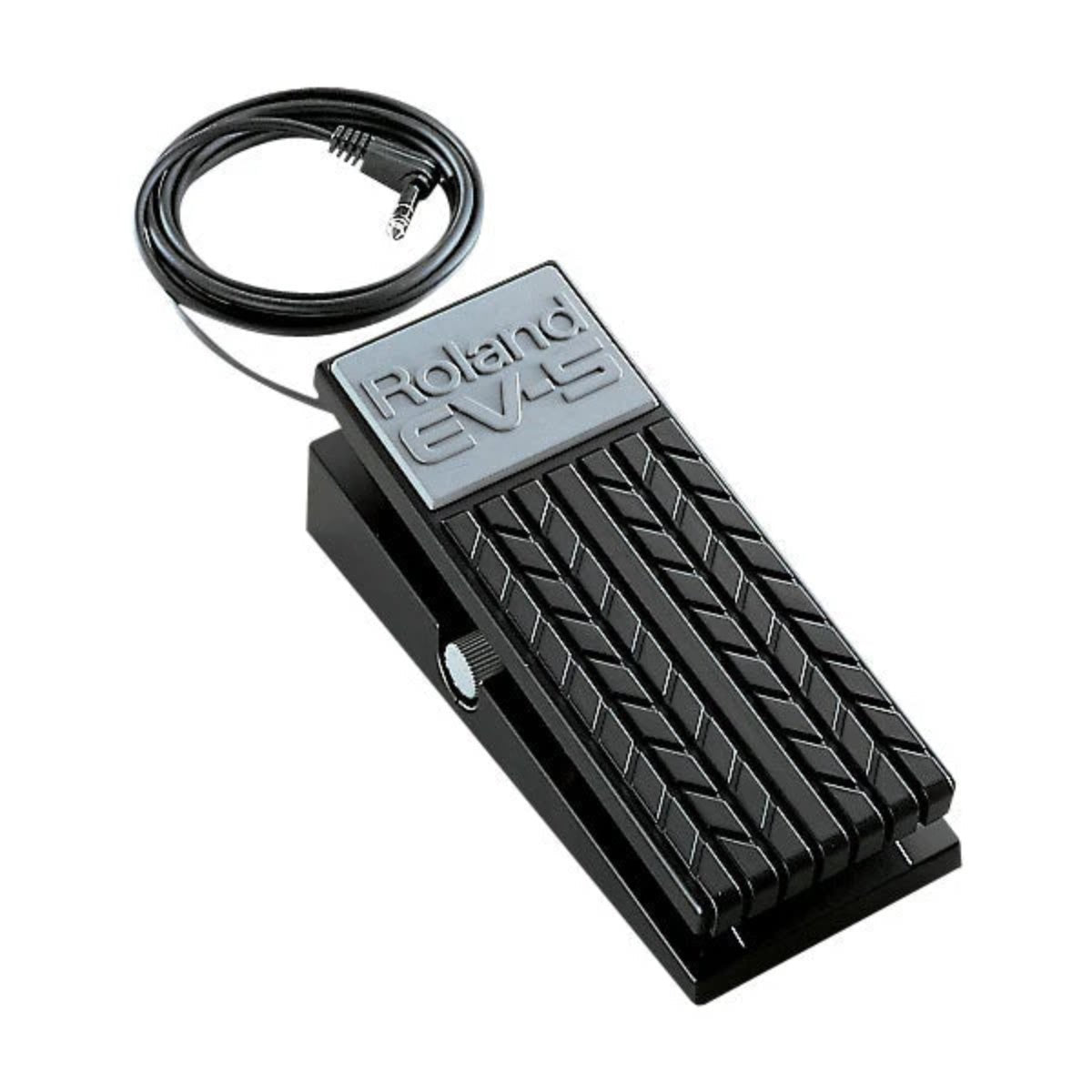 Pedal Expression Roland EV-5 – góc nghiêng với mặt đạp gân chống trượt và dây cáp liền