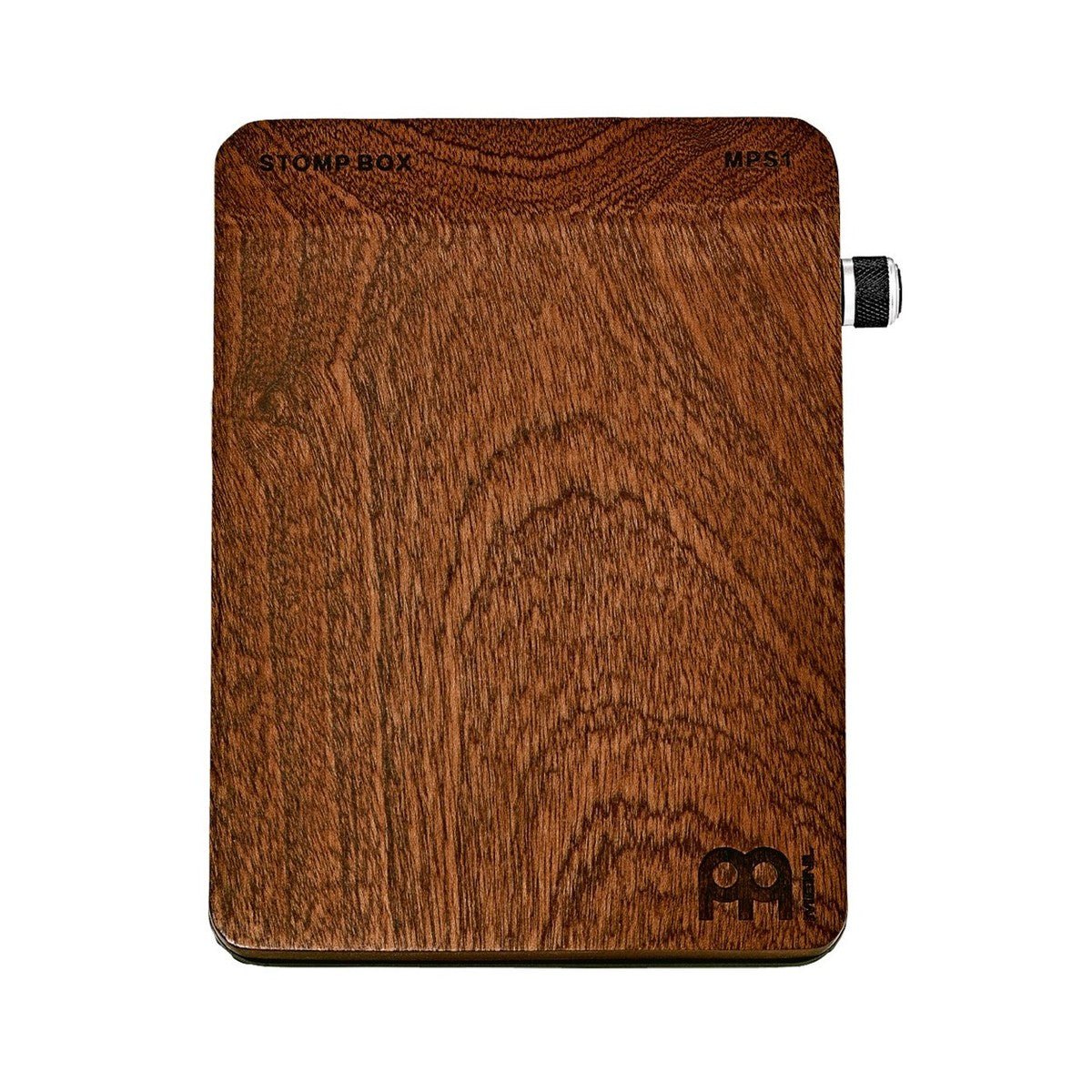Pedal Trống Meinl Analog Stomp Box MPS1 – nhìn thẳng mặt trên bằng gỗ, in chữ STOMP BOX và mã MPS1