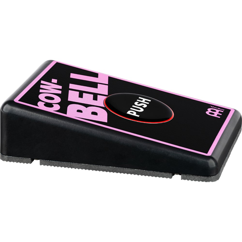 Pedal Trống Meinl Digital Stomp Box Cowbell STB2 – góc nghiêng 3/4 bên phải với logo Meinl