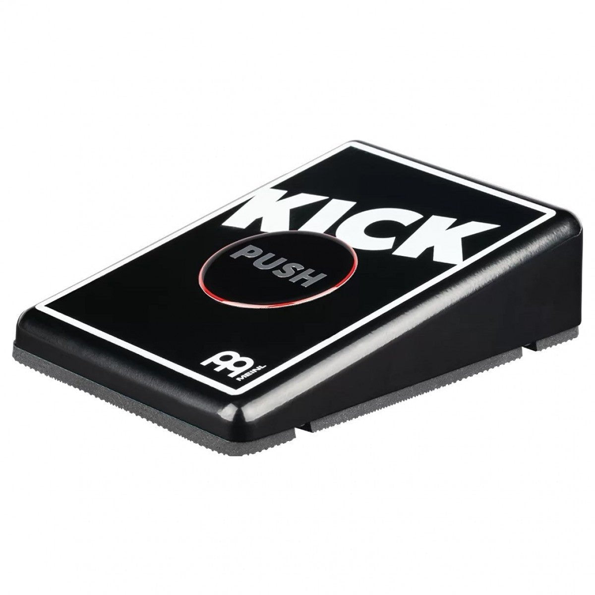 Pedal Trống Meinl Digital Stomp Box Kick STB1 – góc nghiêng 3/4 trên nền trắng, chữ KICK và logo Meinl