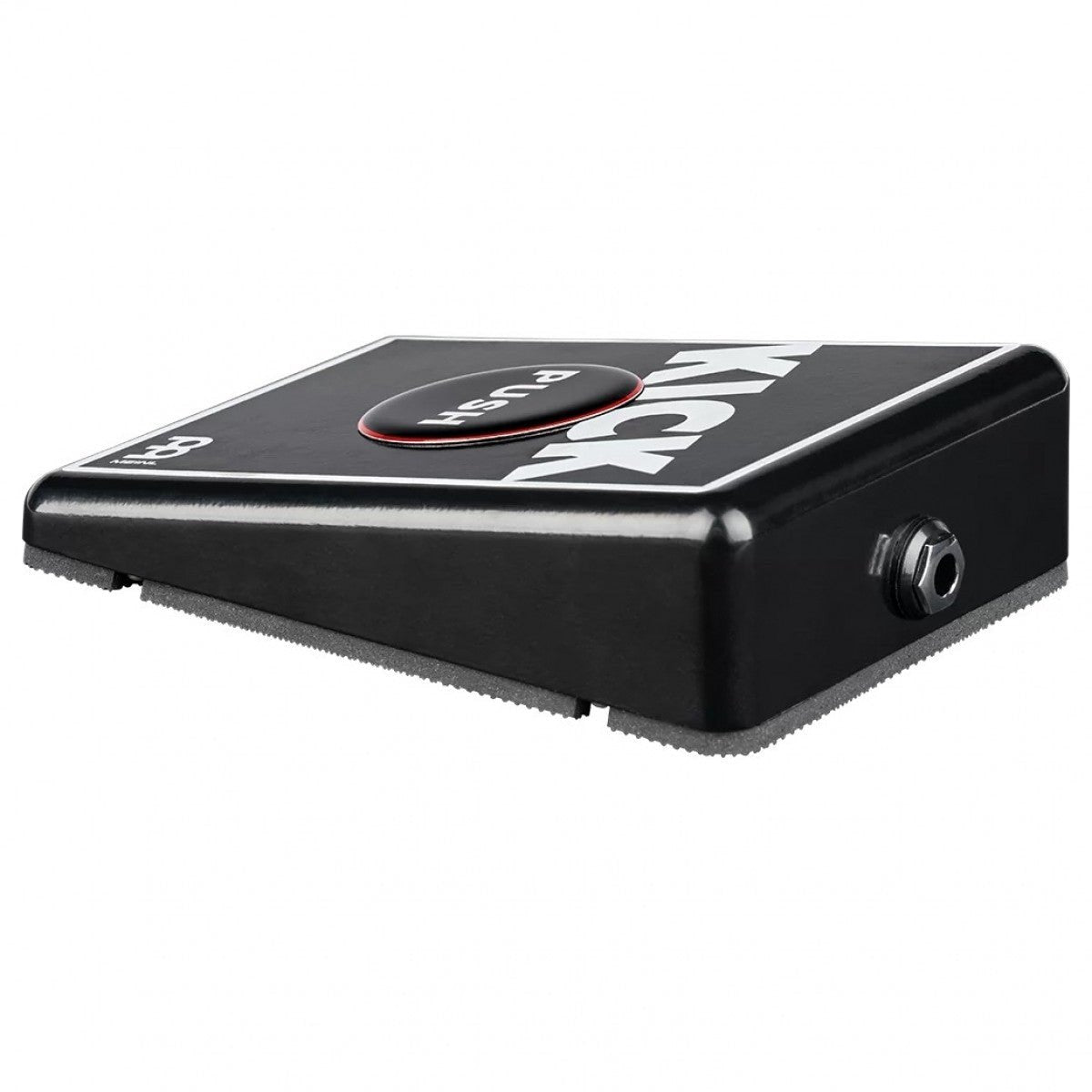 Pedal Trống Meinl Digital Stomp Box Kick STB1 – góc 3/4 phía đầu cao, thấy cổng jack ở mặt sau