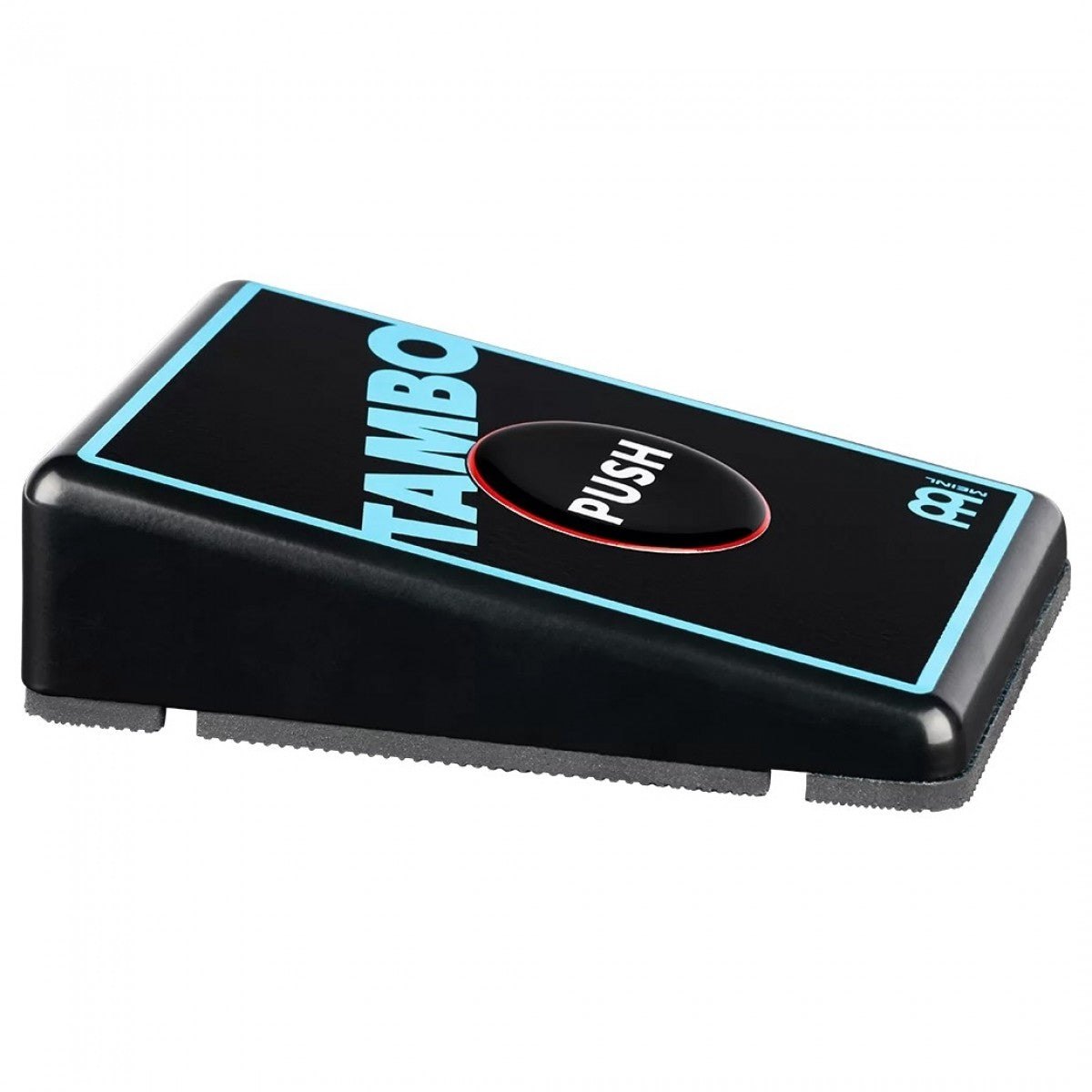 Pedal Trống Meinl Digital Stomp Box Tambourine STB4 – góc nghiêng từ cạnh bên, dáng hình nêm và đế chống trượt