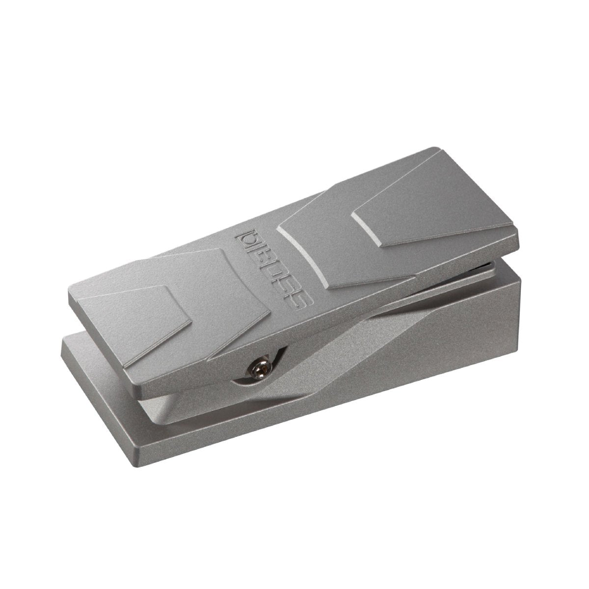 Pedal Volume BOSS FV-30L Foot Volume – góc nghiêng bên hông, bàn đạp nhôm có logo BOSS