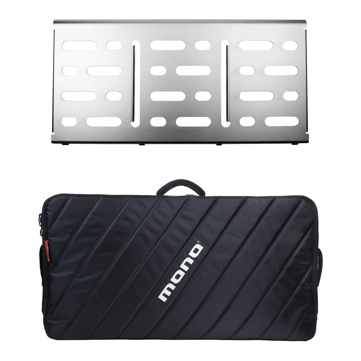 Pedalboard MONO Kèm Accessory Case 2.0 – Large, Silver