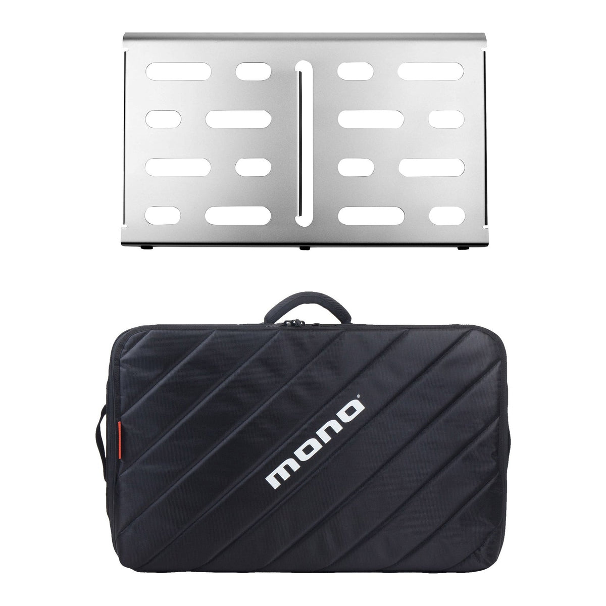 Pedalboard MONO Kèm Accessory Case 2.0 – Medium, Silver