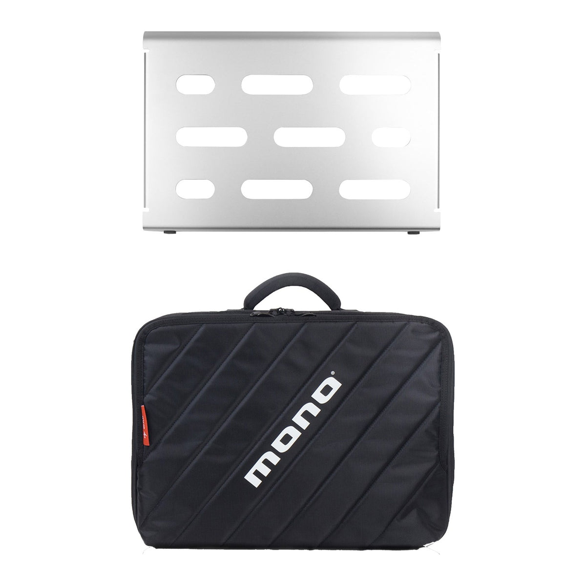 Pedalboard MONO Kèm Accessory Case 2.0 – Small, Silver