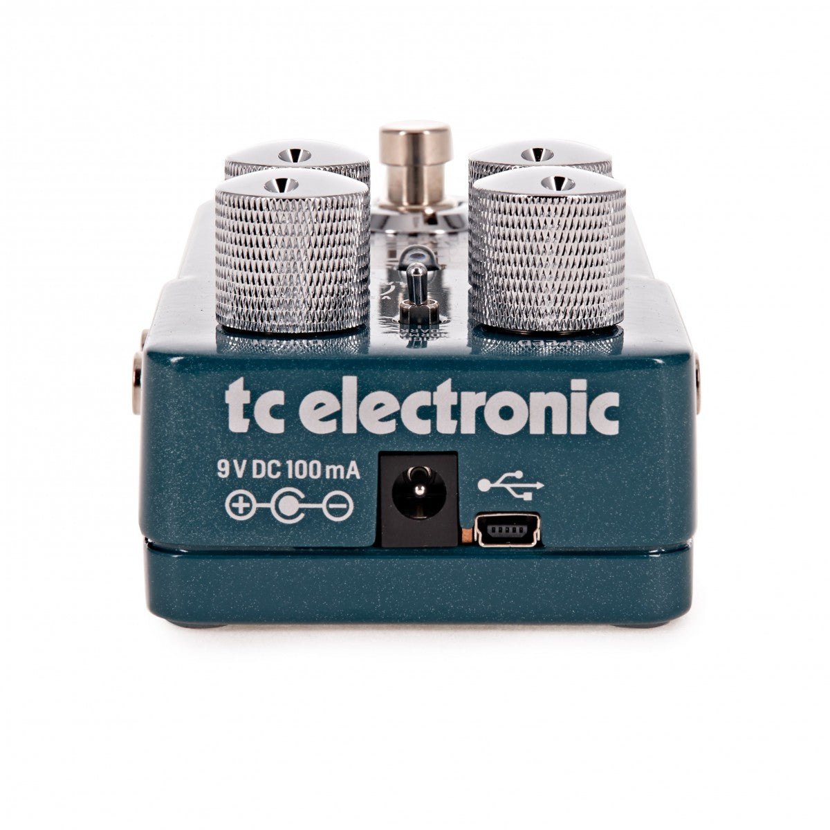 Phơ Chorus TC Electronic The Dreamscape John Petrucci – đầu pedal với cổng nguồn 9V DC 100mA và cổng mini USB